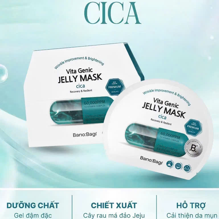 Mặt Nạ Jelly Mask 10 miếng - Dưỡng Trắng - Phục Hồi - Cấp ẩm - Ảnh 8
