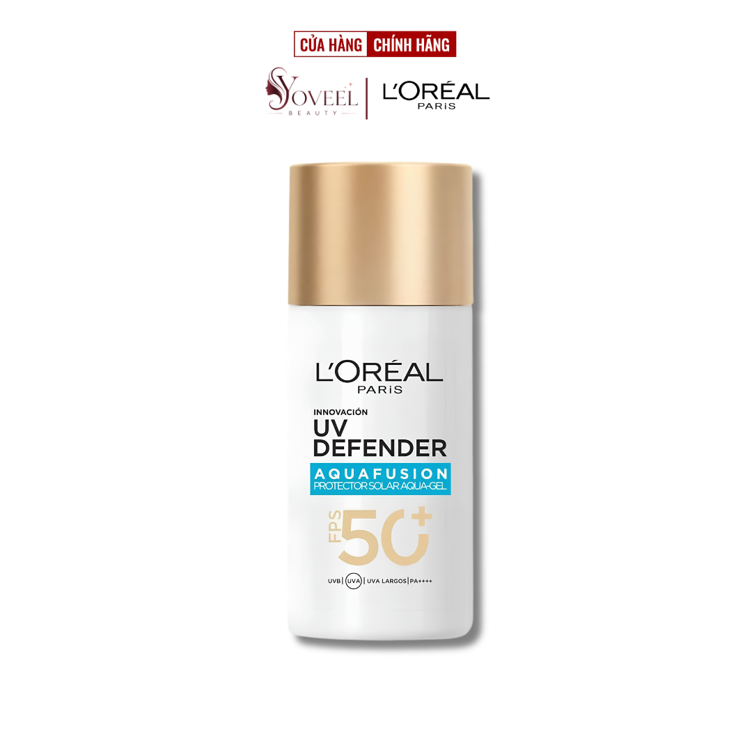 Kem Chống Nắng L'Oreal Mỏng Nhẹ Bảo Vệ UV Defender Invisible Resist Daily Sunscreen SPF50+ PA++++ 50ml