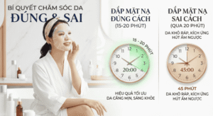 Đắp mặt nạ trong bao nhiêu phút