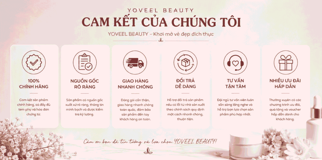 YOVEEL CAM KẾT