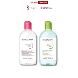 Nước Tẩy Trang Bioderma Cho Da Dầu Mụn Và Da Nhạy Cảm, Sạch Sâu Lành Tính 500ML