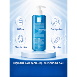 Alternative view of Gel rửa mặt sạch sâu giảm mụn cho da dầu mụn nhạy cảm La Roche-Posay Effaclar Foaming Gel 400ml