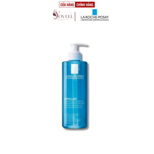 Gel rửa mặt sạch sâu giảm mụn cho da dầu mụn nhạy cảm La Roche-Posay Effaclar Foaming Gel 400ml