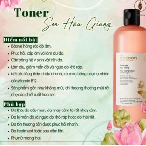 toner cocoon nuoc sen