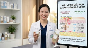 Kem dưỡng ẩm cho da dầu mụn phục hồi da