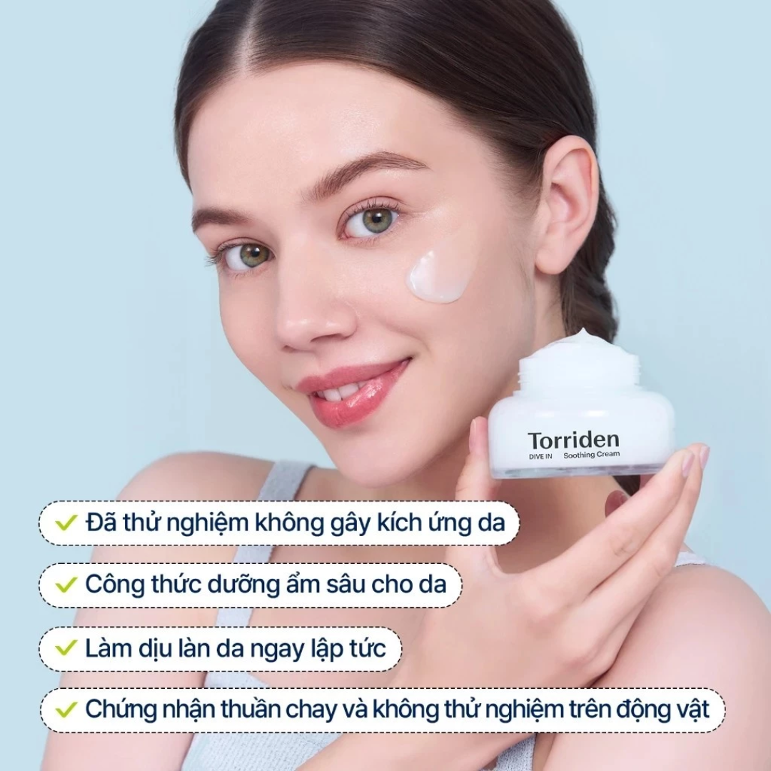 Kem Dưỡng Torriden Làm Dịu Mát, Dưỡng Ẩm, Sáng Bóng Da 100ml - Ảnh 5