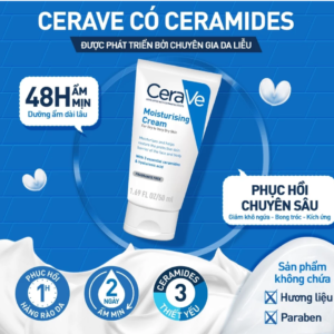 Alternative view of Kem dưỡng ẩm phục hồi chuyên sâu và giữ da ẩm mịn suốt 48H CERAVE MOISTURISING CREAM 50ML